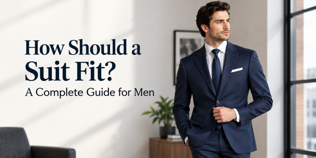How should a suit fit? A complete guide for men covering proper suit fit and tailoring.